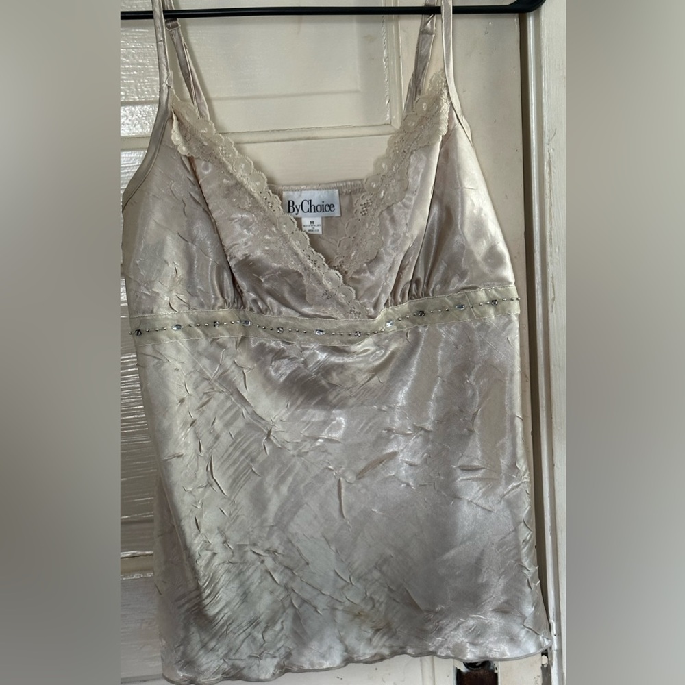 Ivory camisole dressy top